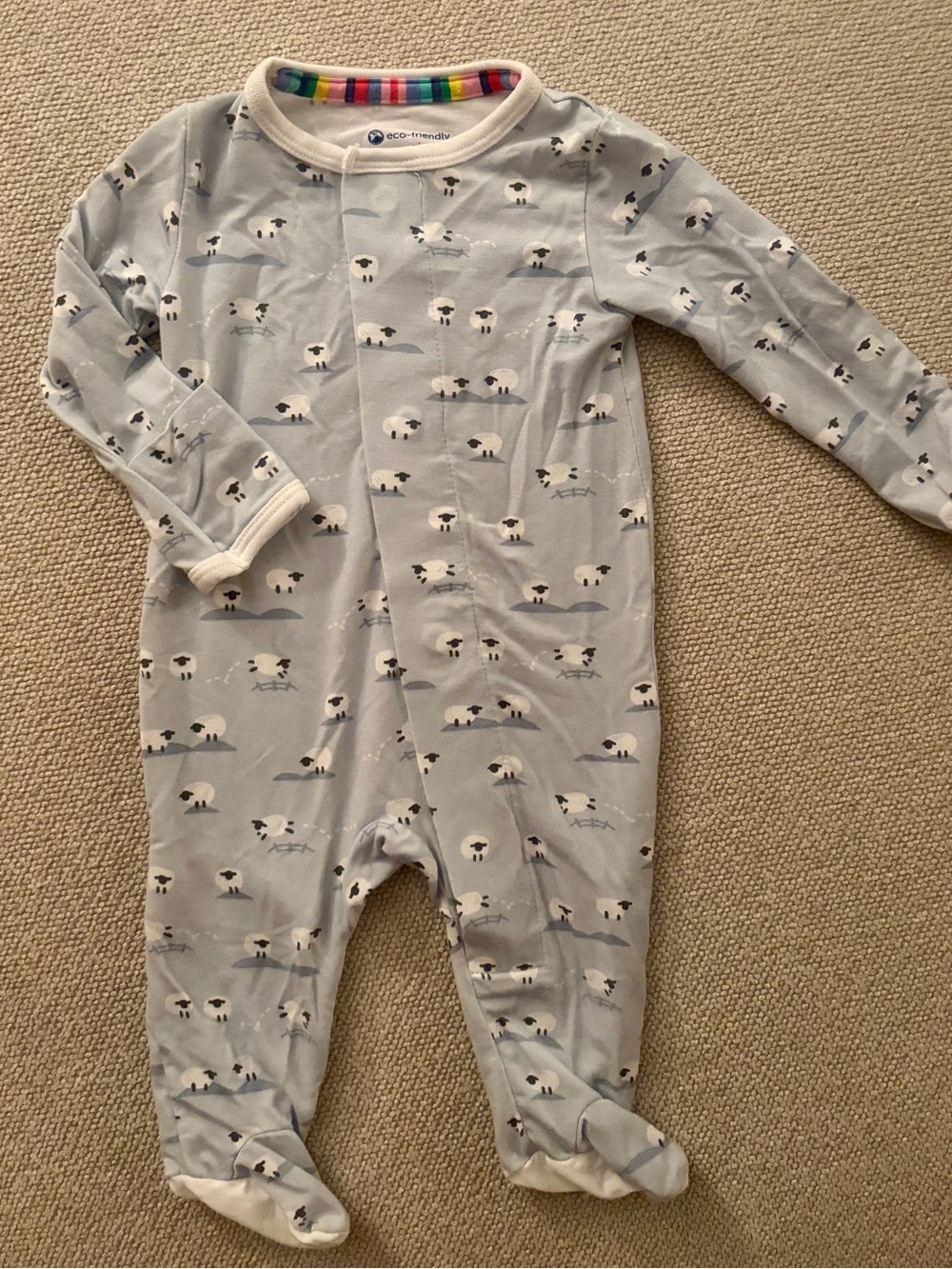 Magnetic Me Baa Baa Baby Sheep Modal Magnetic Footie Size Newborn